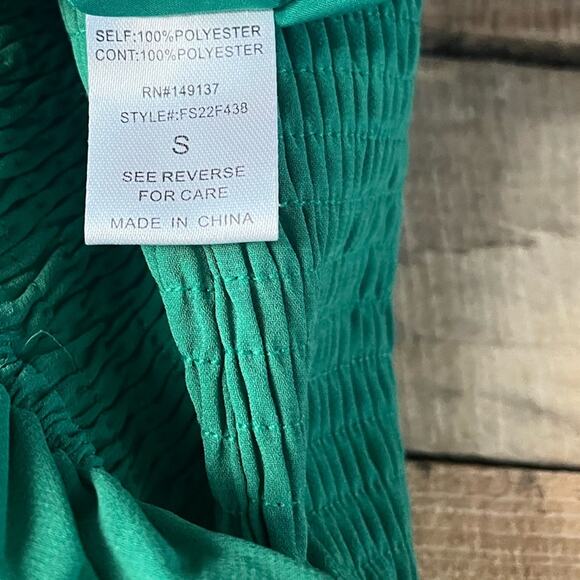 Fiestar Green‎ Halter Tank Top Size Small - Picture 11 of 12